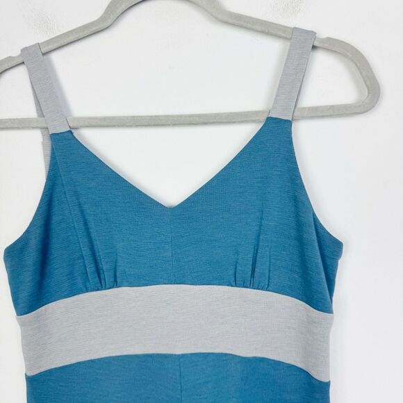 KUHL | Prima Knit A-Line Tank Dress Indian Teal & Gray Women’s Size Small - Picture 4 of 9